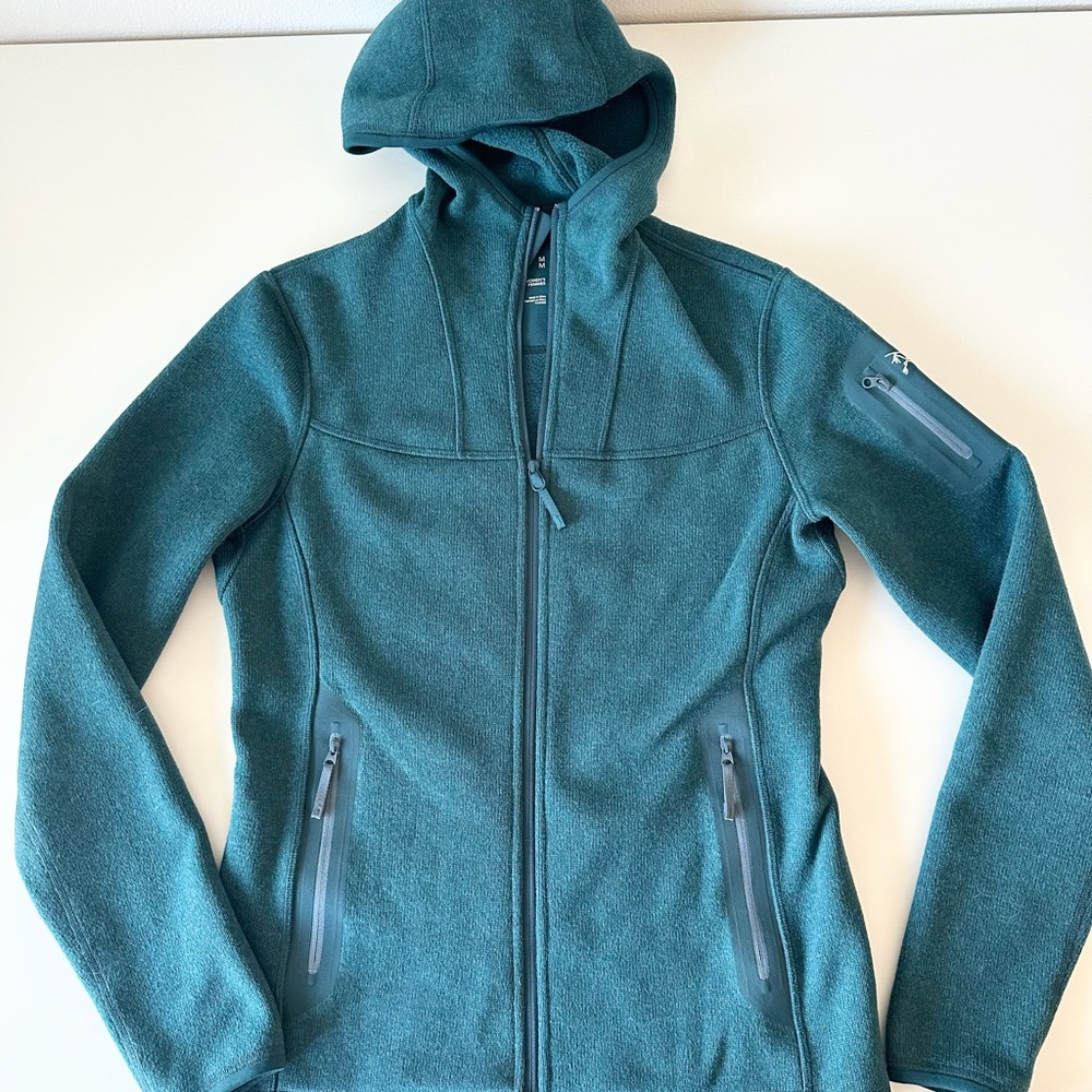 Arc'teryx Women's Covert Hoody Fleece Jacket - Size M - Heathered Teal